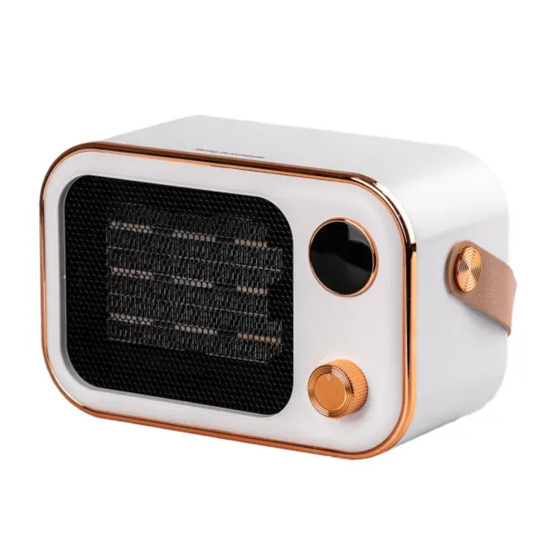 Тепловентилятор портативный 1200 Вт с керамическим нагревательным элементом Белый - фото 1 Тепловентилятор портативный 1200 Вт с керамическим нагревательным элементом Белый - фото 1