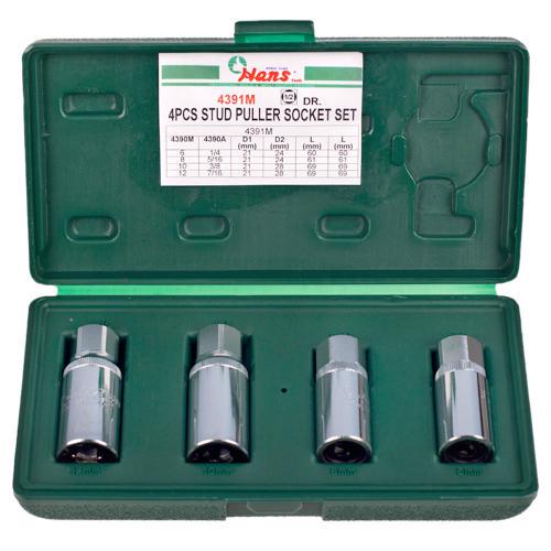 Комплект шпильковёртов 6-12 мм 4 пр. (31469)