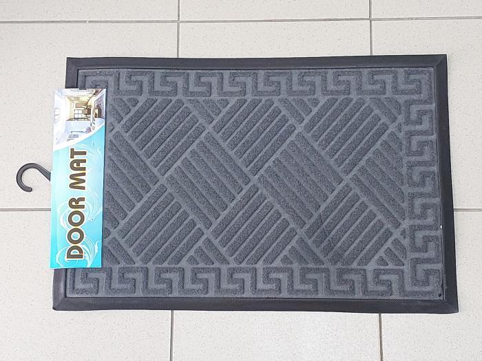 Коврик под двери для обуви Ромбики 60x40 см Серый (438595811) - фото 2 Коврик под двери для обуви Ромбики 60x40 см Серый (438595811) - фото 2