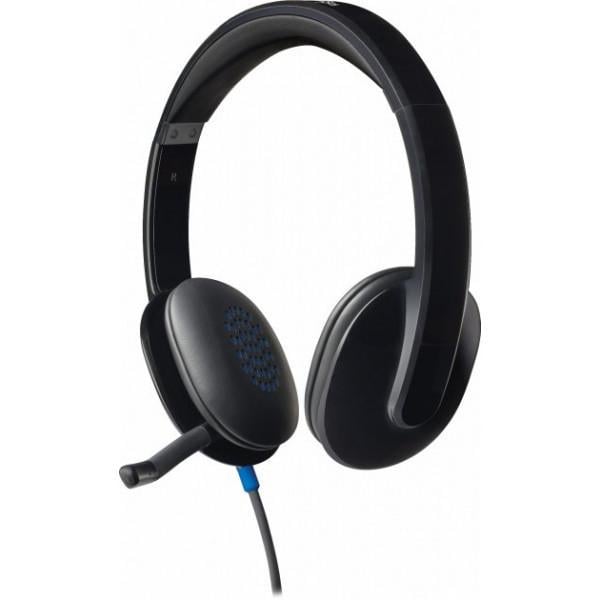 Навушники з мікрофоном Logitech H540 USB 115дБ 1,8 м 20 Ом Black