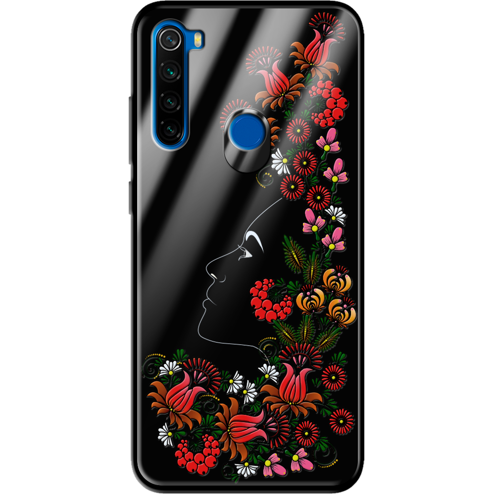 Чехол Boxface Xiaomi Redmi Note 8T 3D Ukrainian Muse Черный силикон со стеклом (38532-bk64-39410)