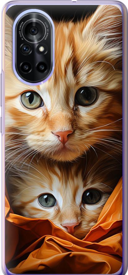 Чехол на Huawei Nova 8 Котики 2 (5664u-2245-42517)