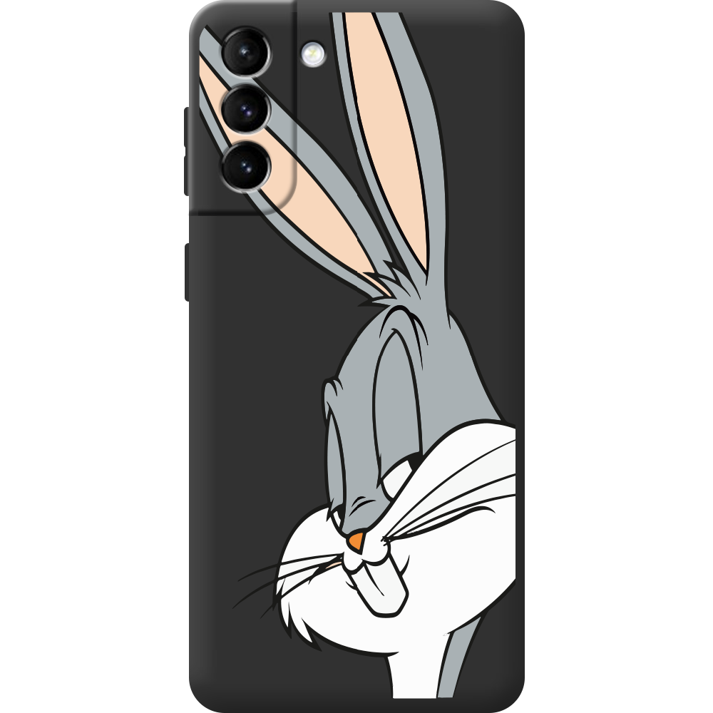 Чехол BoxFace Samsung Galaxy S21 FE (G990) Lucky Rabbit Черный силикон (43973-bk81-44173)