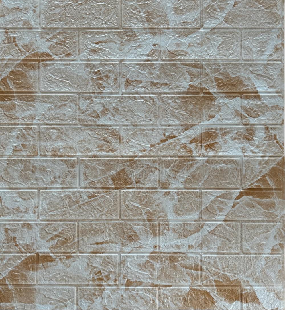 3D-панель самоклейка Цегла 700x770x3 мм Капучино (18024911)