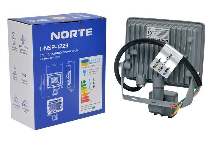 Прожектор NORTE Spotlight 1-NSP-1223 с датчиком движения 30W 6500К (27803426) - фото 2 Прожектор NORTE Spotlight 1-NSP-1223 с датчиком движения 30W 6500К (27803426) - фото 2