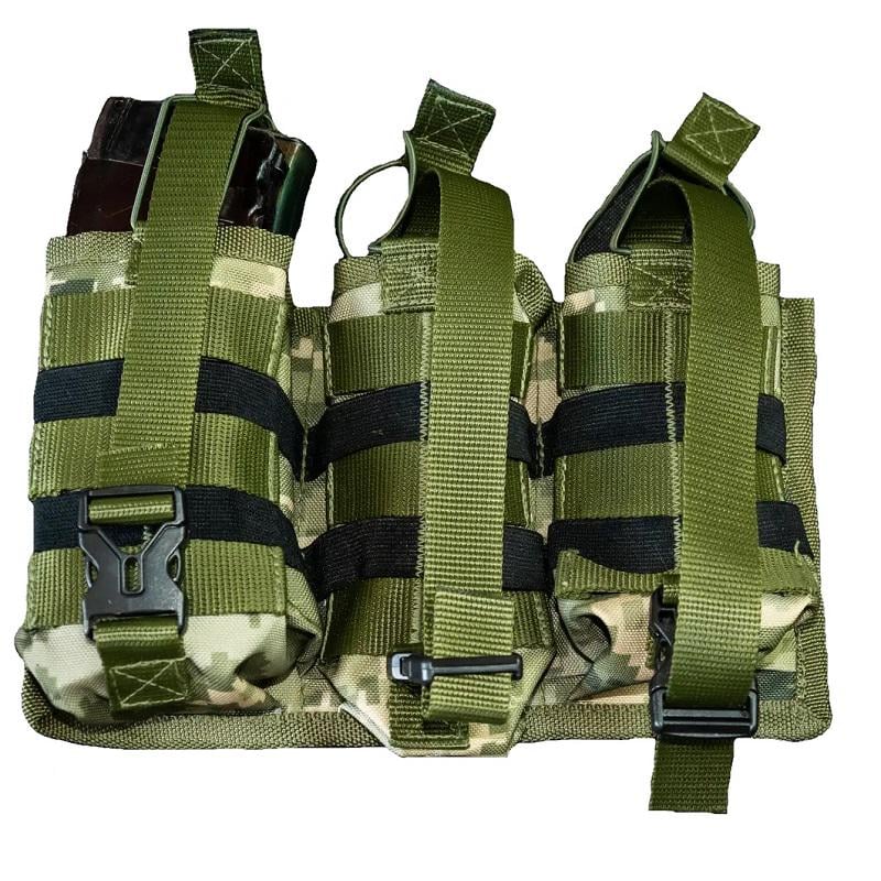 Подсумок под 6 магазинов АК Kirasa KI243 из кордуры Пиксель (567724)