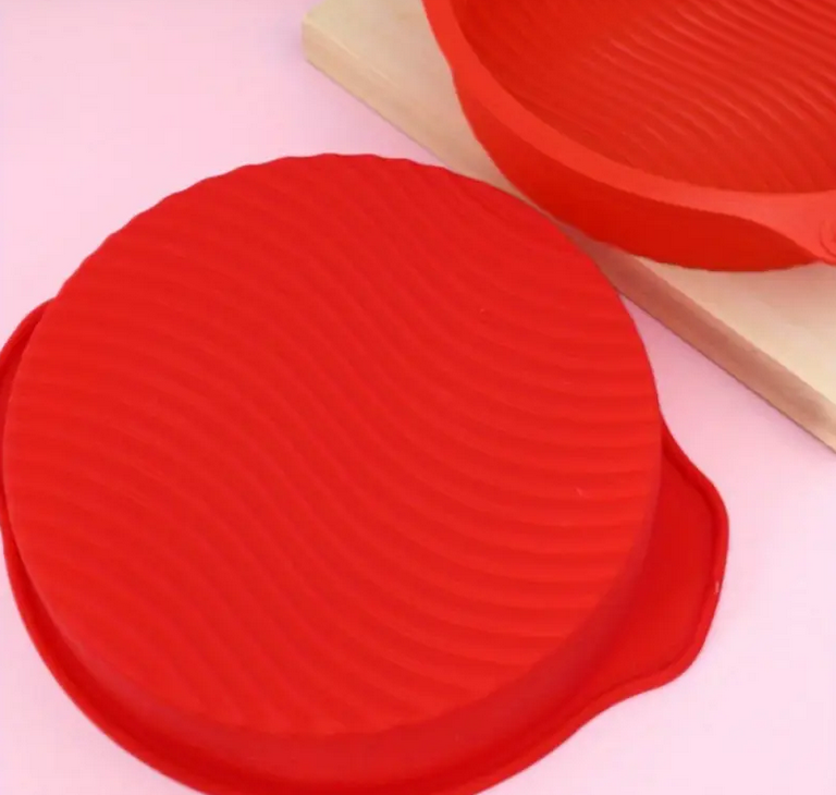 Силиконовая форма для пирогов и тортов круглая с ручками 23 см Красный (SAM-00571R) - фото 6 Силиконовая форма для пирогов и тортов круглая с ручками 23 см Красный (SAM-00571R) - фото 6
