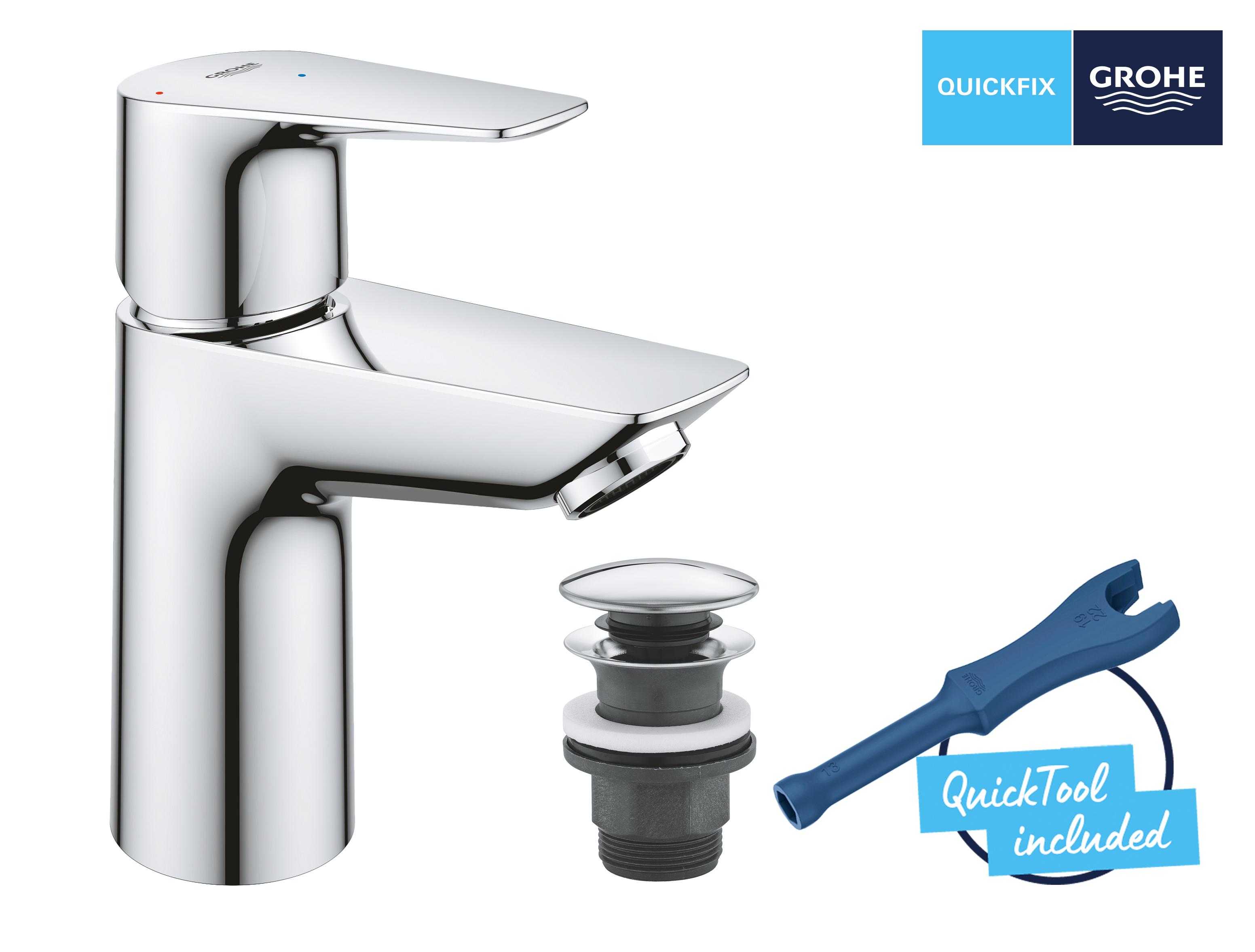 Смеситель для умывальника Grohe QuickFix StartEdge 23900001 однорычажный Хром (149424) - фото 9