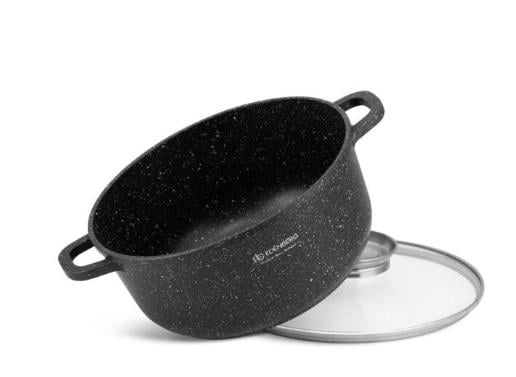 Каструля з кришкою Edenberg 5,6 л (EB-8119) - фото 3 Каструля з кришкою Edenberg 5,6 л (EB-8119) - фото 3