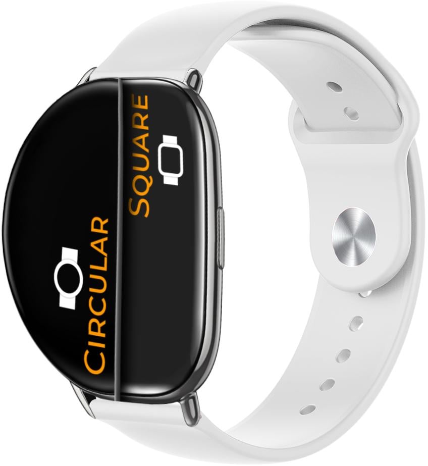 Ремешок Base для ZEPP E Square/Circular White (26324-29)