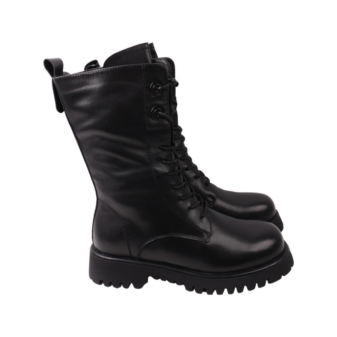 Ботинки женские Melanda натуральная кожа р. 36 Черный (20-22ZHC)