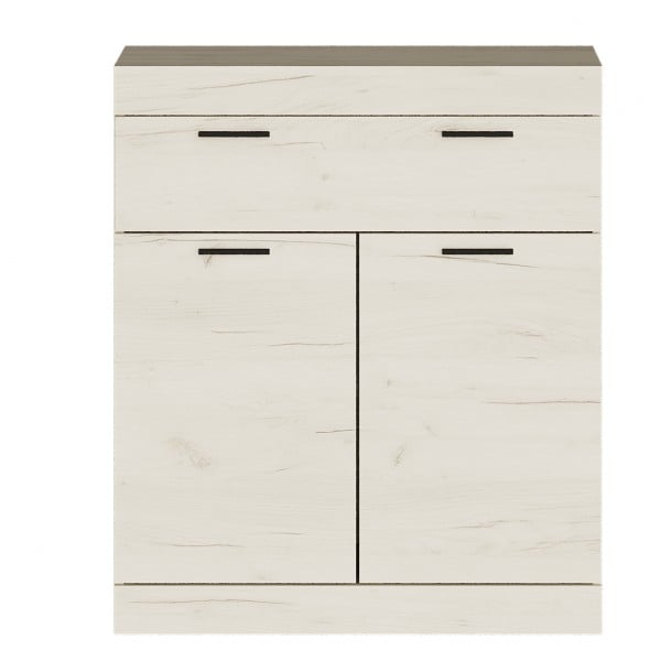 Комод Еверест Соната-4 80х38х94 см Крафт/Белый (15024)