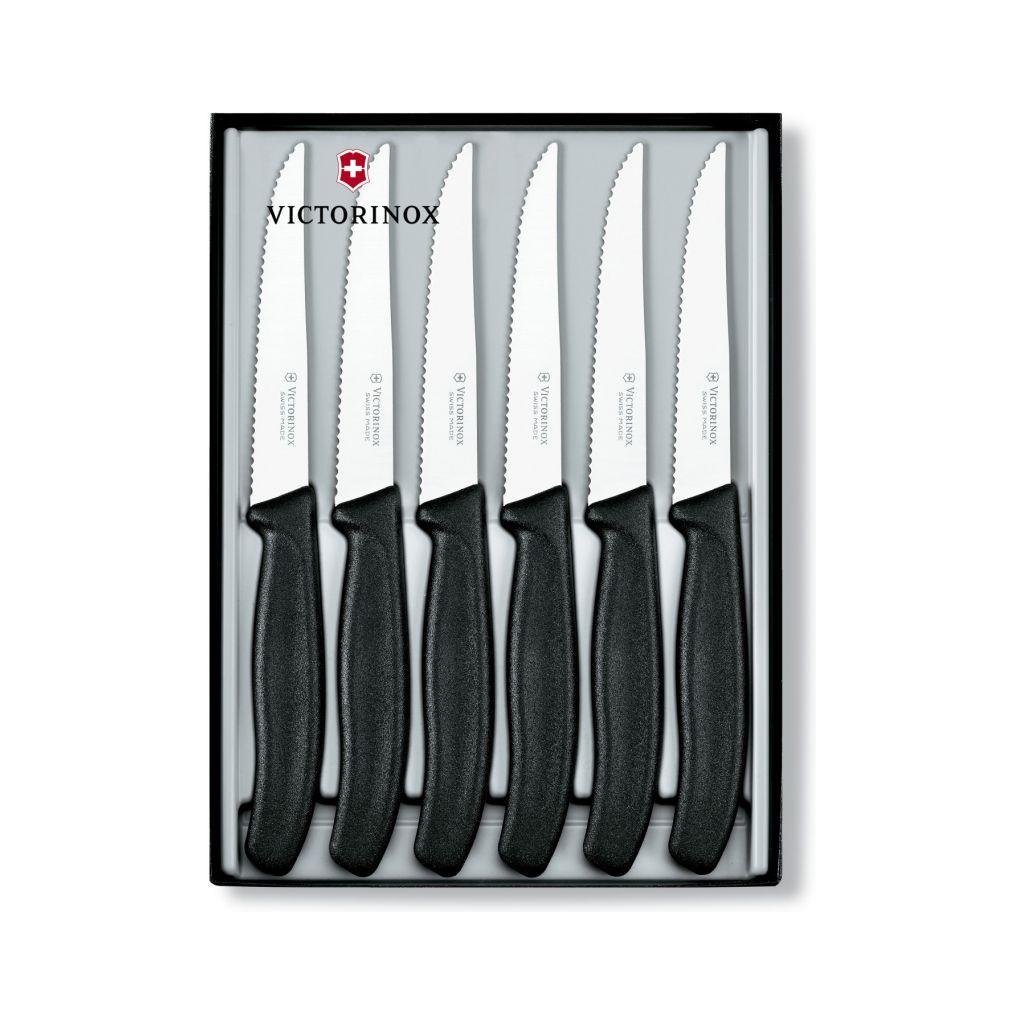 Набір ножів Victorinox SwissClassic Steak Set 6 шт. Black (6.7233.6)