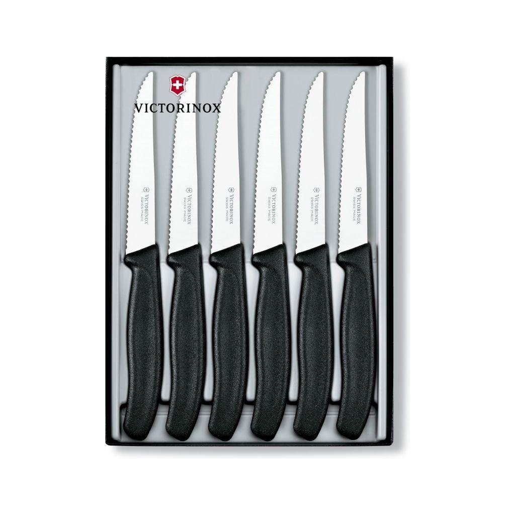 Набор ножей Victorinox SwissClassic Steak Set 6 шт. Black (6.7233.6)