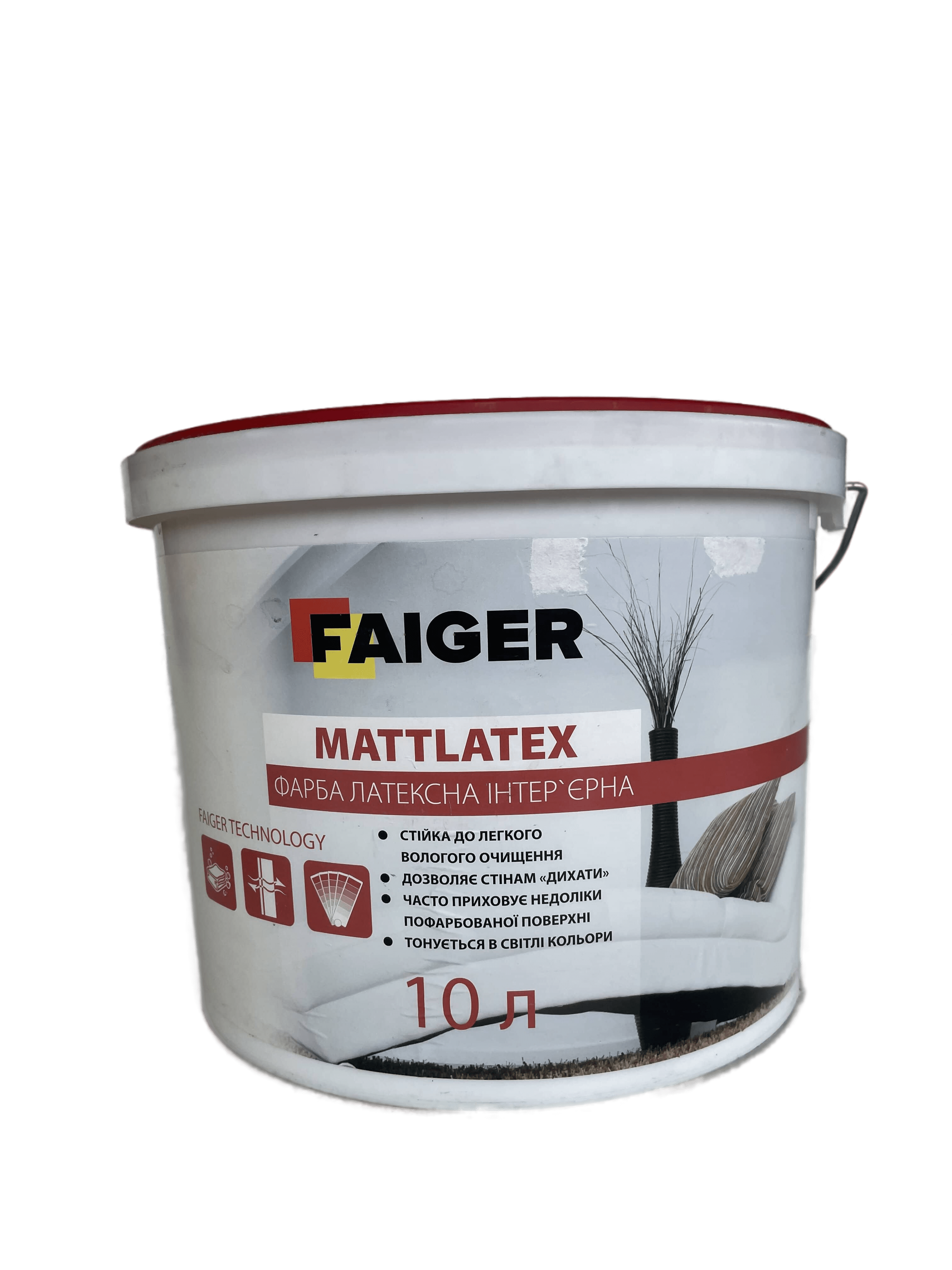 Краска Faiger Mattlatex 10 л (000000831) - фото 1