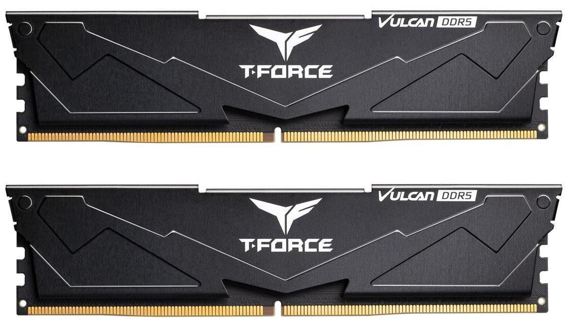 Оперативна пам'ять Team T-Force Vulcan DDR5 2x16GB/6000 Black (FLBD532G6000HC38GDC01)