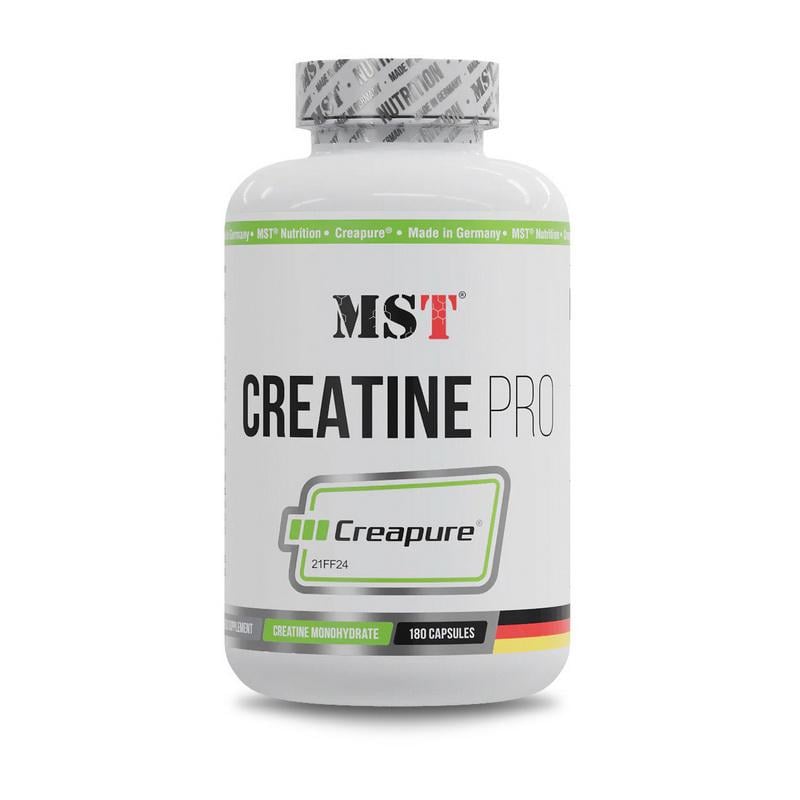 Креатин моногидрат Creapure MST Creapure Creatine Pro 180 капс.