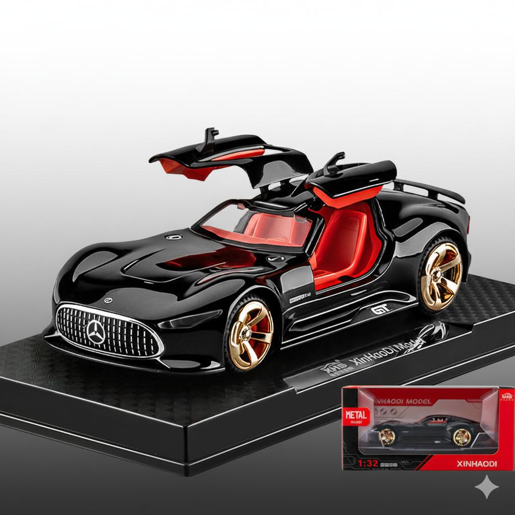 Машина колекційна Mercedes-Benz Vision AMG металева з інерційним механізмом 1:32 Чорний (30487812) - фото 2 Машина колекційна Mercedes-Benz Vision AMG металева з інерційним механізмом 1:32 Чорний (30487812) - фото 2