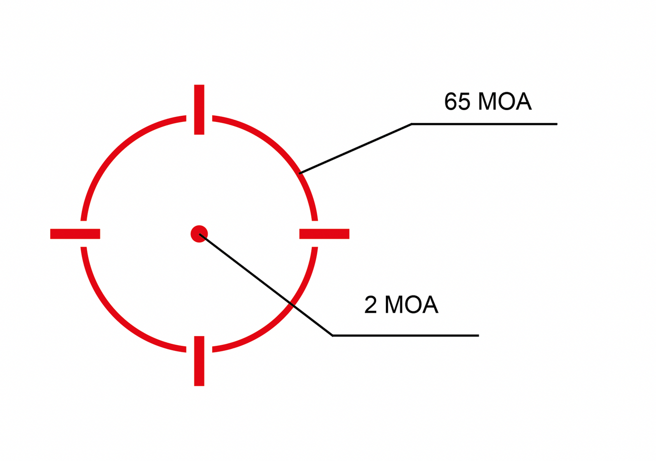 Прицел коллиматорный Holosun Enclosed HS512C HS512C Черный - фото 6