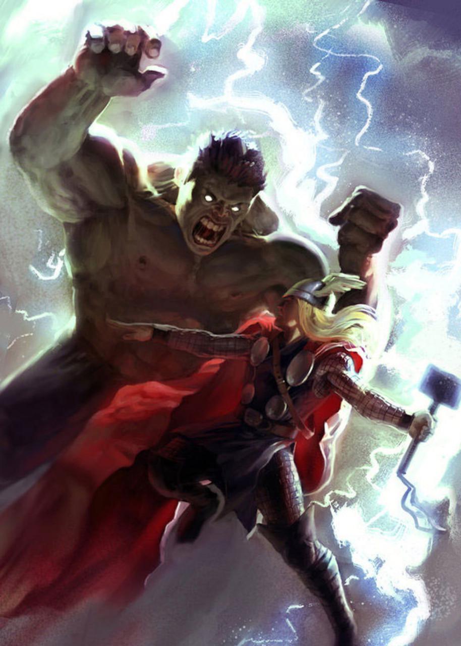 Картина GeekLand Thor Тор старая рисовка