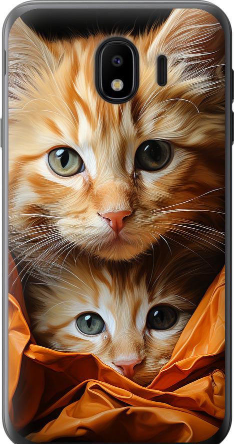 Чехол на Samsung Galaxy J4 2018 Котики 2 (5664t-1487-42517)