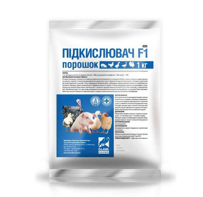 Підкислювач F1 порошок 1 кг (00000006913)