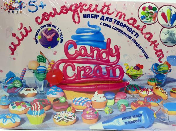 Набор для лепки крем-мусс OKTO Candy cream Мой сладкий талант 30х21х6 см (75014)