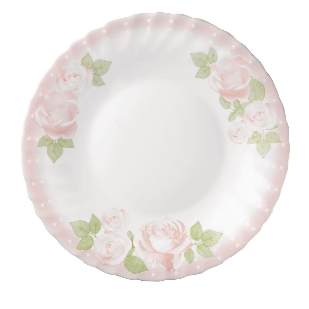 Сервіз столовий Bormioli Rocco Рожеві Троянди 403886-S-12021287 18 пр. (8-6-3975239)