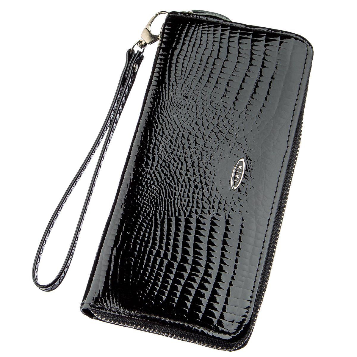 Кошелек женский Kivi-wallet 19030 кожа Черный