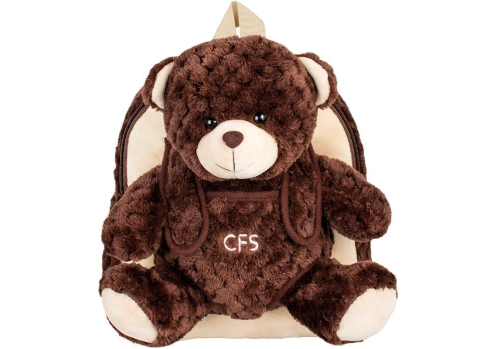 Рюкзак дошкільний Cool For School Brown Honey Bear 25х21х15 см 6-15 л Коричневий (CF86070)