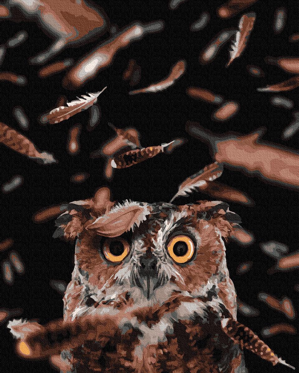 Картина по номерам Умная сова (GX39947)