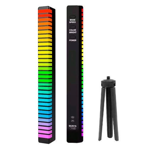 Світильник-RGB світлодіодний настільний D-10-RGB Bluetooth тринога Black (677081) - фото 3
