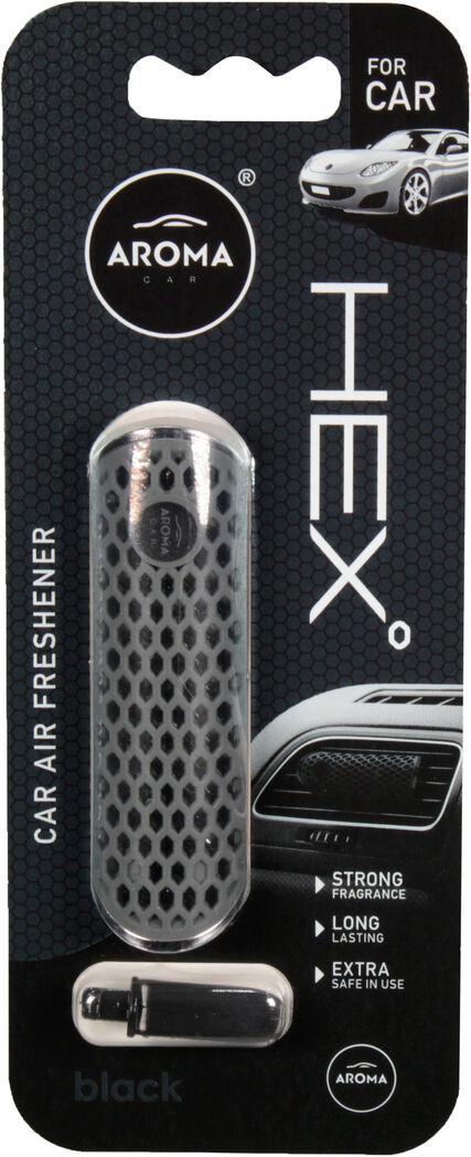 Ароматизатор для авто Aroma Car Hex Black на дефлектор твердый 10 мл (0305852) Ароматизатор для авто Aroma Car Hex Black на дефлектор твердый 10 мл (0305852)