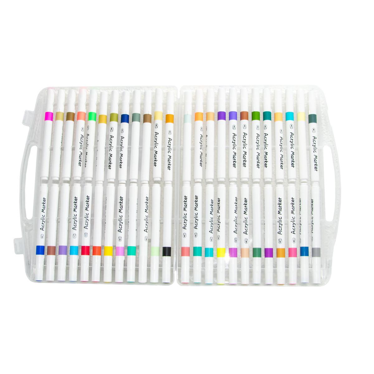 Набор маркеров акриловых для скетчинга 48 шт. (1010826-White) - фото 3 Набор маркеров акриловых для скетчинга 48 шт. (1010826-White) - фото 3