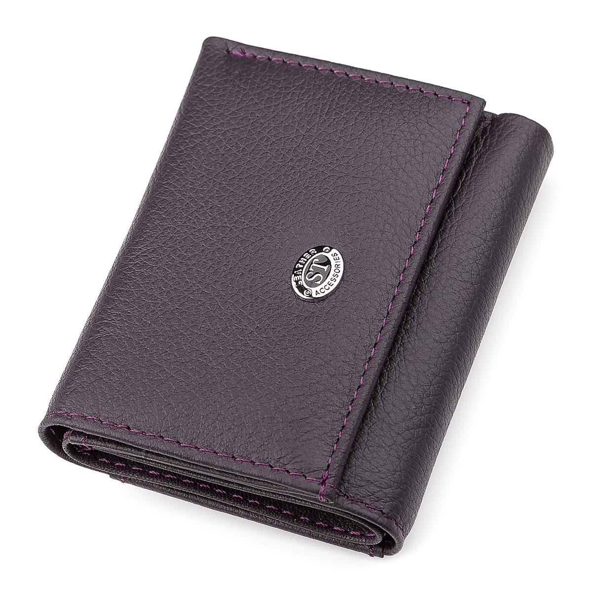 Кошелек ST Leather 18325 кожа Фиолетовый (23424)