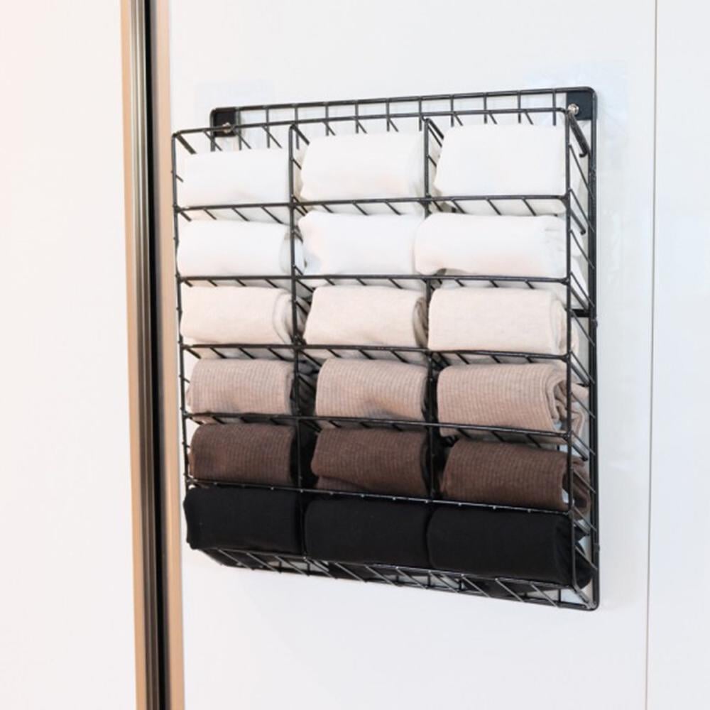 Органайзер настенный для нижнего белья 30x5x35см Черный - фото 9