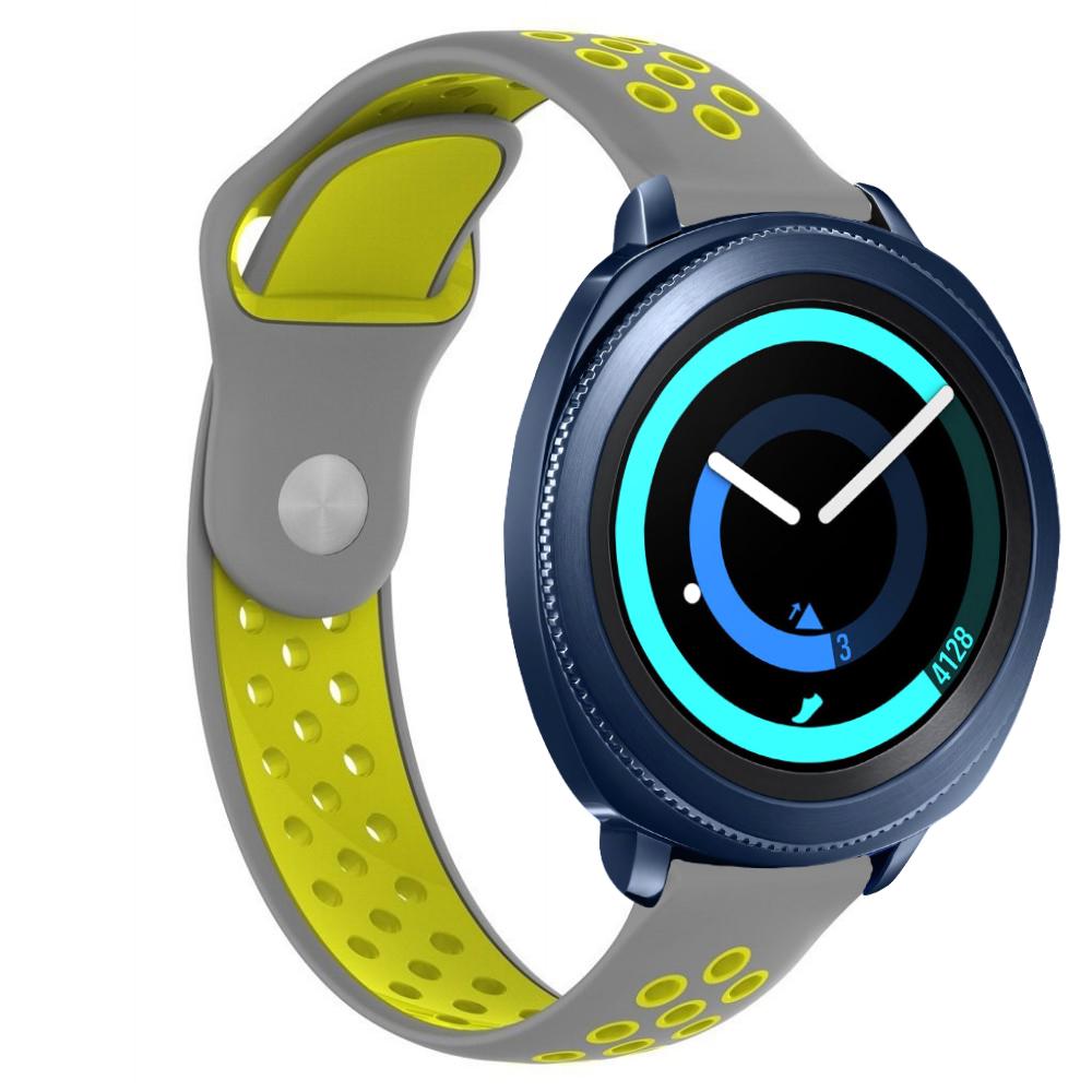 Ремешок Sport для Samsung Gear Sport Gray/Yellow (13350-63)