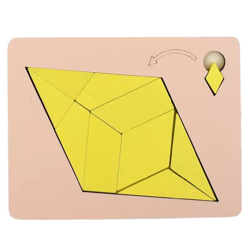 Деревянная головоломка для детей Kayfovo NA геометрическая от 3 лет (29300) Деревянная головоломка для детей Kayfovo NA геометрическая от 3 лет (29300)