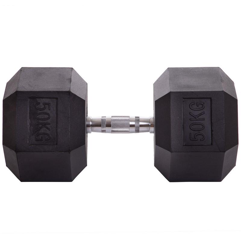 Гантель цільна Zelart TA-2679-50 шестигранна 1 шт. 50 кг (DR002832) - фото 2 Гантель цільна Zelart TA-2679-50 шестигранна 1 шт. 50 кг (DR002832) - фото 2