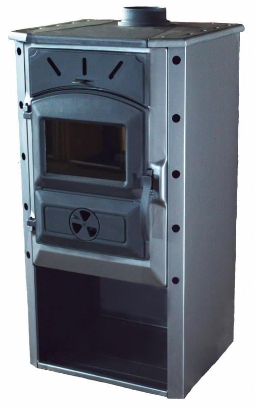 Піч на дровах із конвекційними каналами Spin MAGION 10,8 кВт Сірий (CNT00007713)