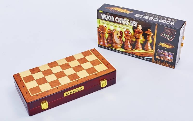 Настільна гра дерев'яні шахи 30х30 см (35976)