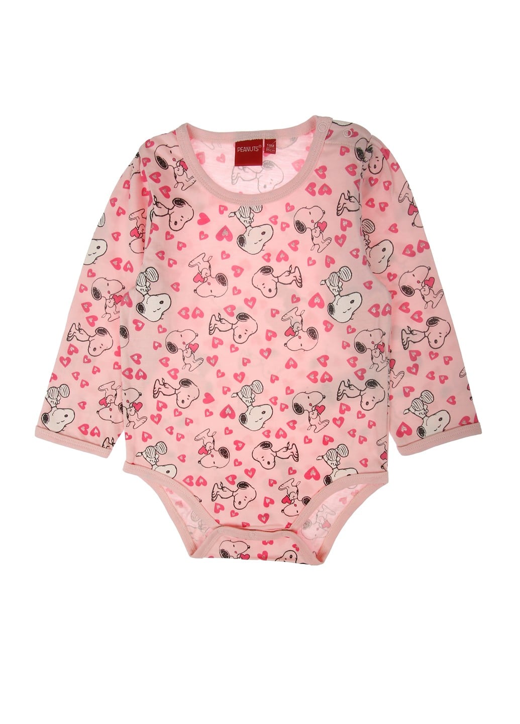 Боді для дівчинки Peanuts 86 см Рожевий (GDG-1253-28-Pink) Боді для дівчинки Peanuts 86 см Рожевий (GDG-1253-28-Pink)