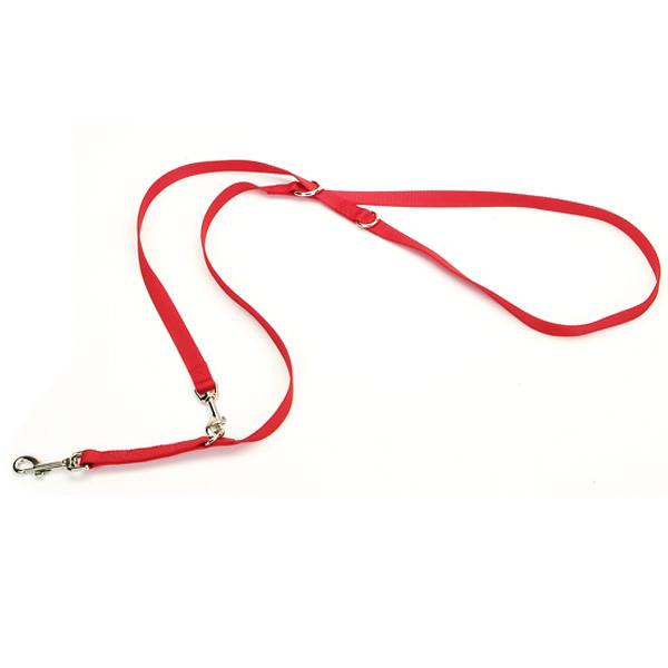 Поводок-перестежка для собак Coastal Multi-Function Dog Leash 2x180 см Красный (76484661617)
