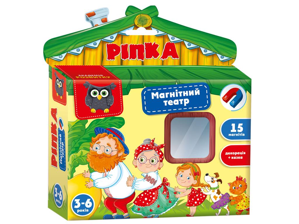 Настільна гра Vladi Toys VT3206-29 магнітний театр Ріпка (2114155181) - фото 3