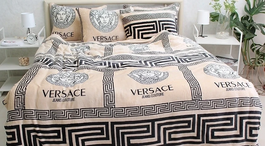 Плед велсофт TAG Tekstil Versace VLSF-05 160x220 см (2778)