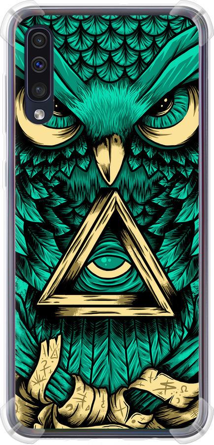 Чехол на Samsung Galaxy A30s A307F Сова Арт-тату (3971sp-1804-42517)