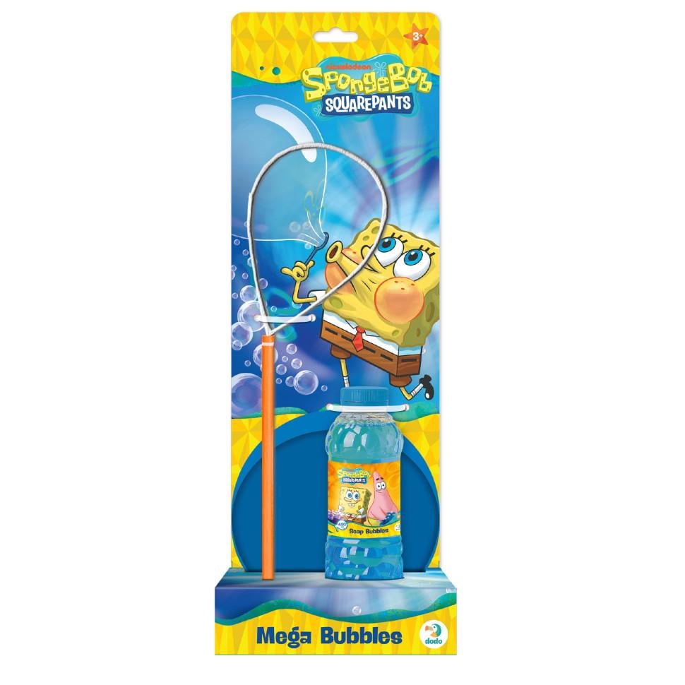 Мыльные пузыри Mega Bubbles с тарелкой SpongeBob 450 мл Синий (MB-350-B-47) Мыльные пузыри Mega Bubbles с тарелкой SpongeBob 450 мл Синий (MB-350-B-47)