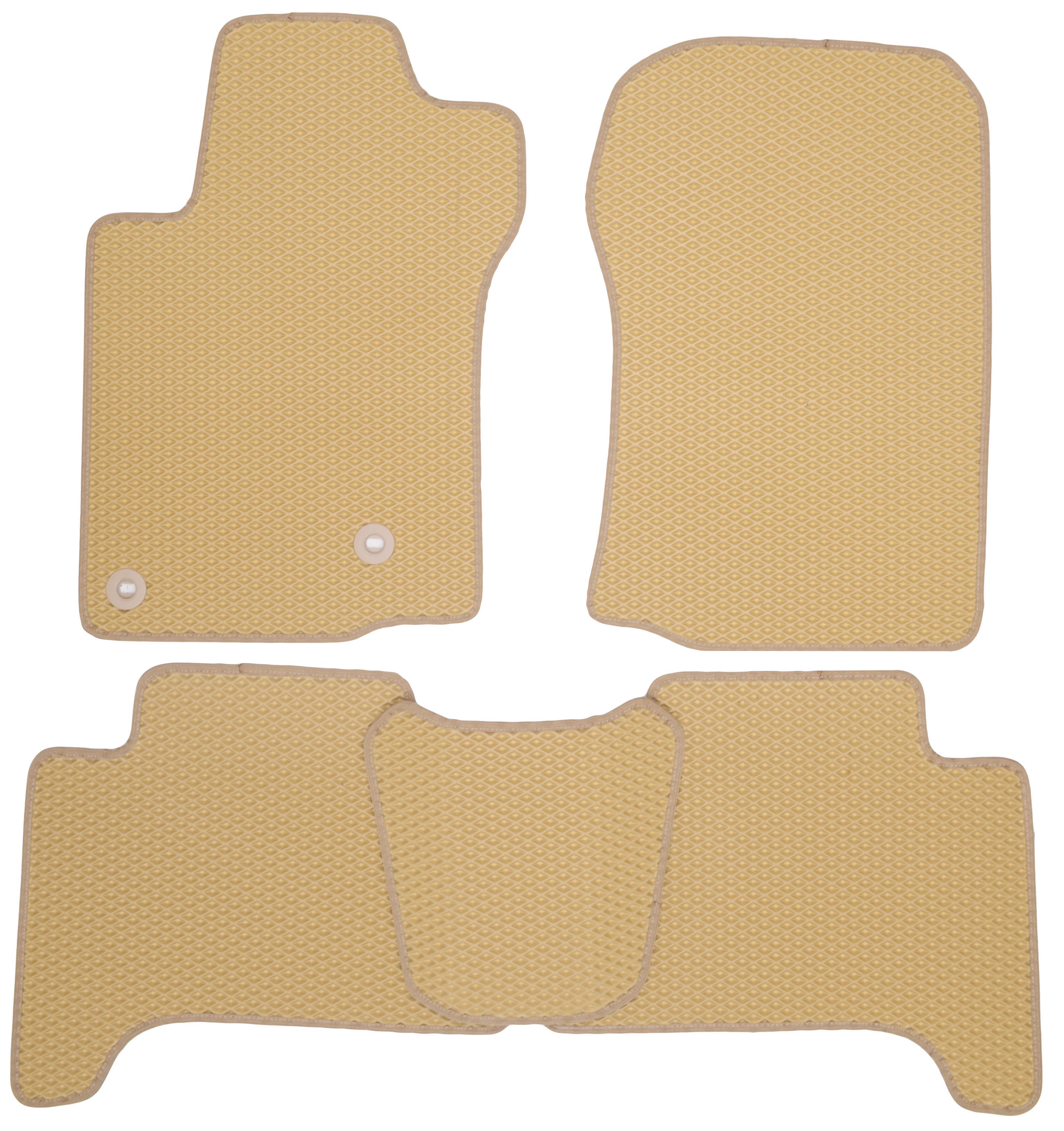 Коврики в салон для Toyota LC Prado 150 '10-13 EVA-полимерные Бежевый (162116)