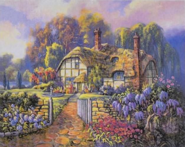 Алмазна мозаїка TK Group Чарівний будинок 40х30 см (GB70302)