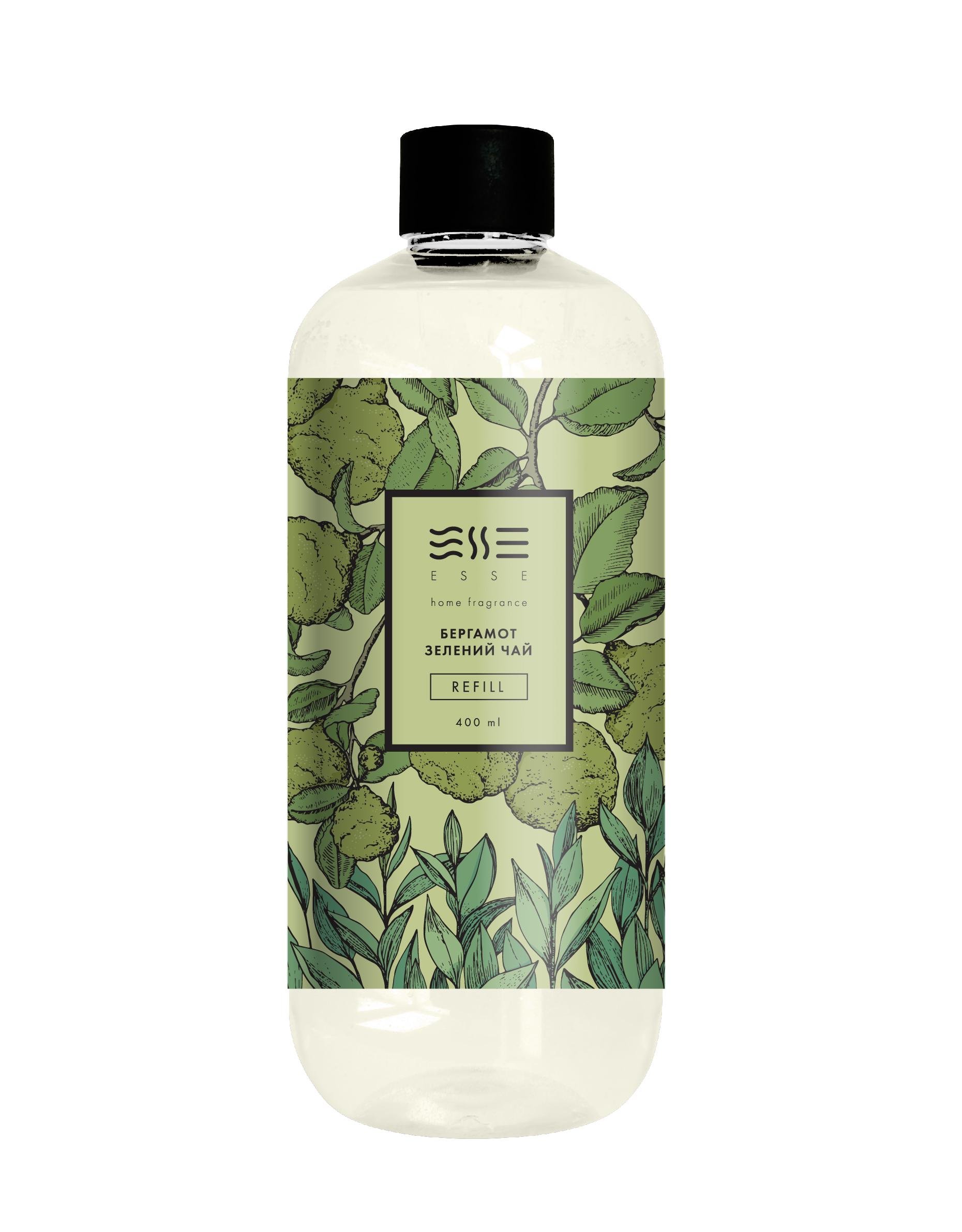 Наповнювач для аромадифузору Esse HOME Бергамот/Зелений чай 400 мл (32161579)